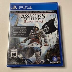 New Sealed! Assassin's‎ Creed Black Flag for Sony Playstation 4. PS4. Brand New.